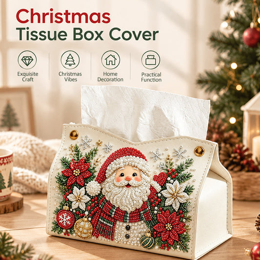 🎄 Christmas DIY Diamond Painting Tissue Box