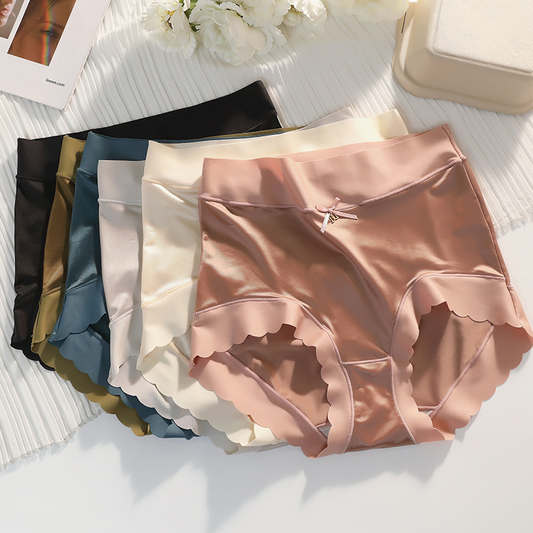 💖Size: 40-100 kg✨🎁Buy 1 get 2 (3-pack) 🎁Premium satin antibacterial Ice Silk moisture absorbing pantie