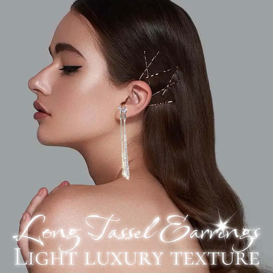 🌟Long earrings with tasse