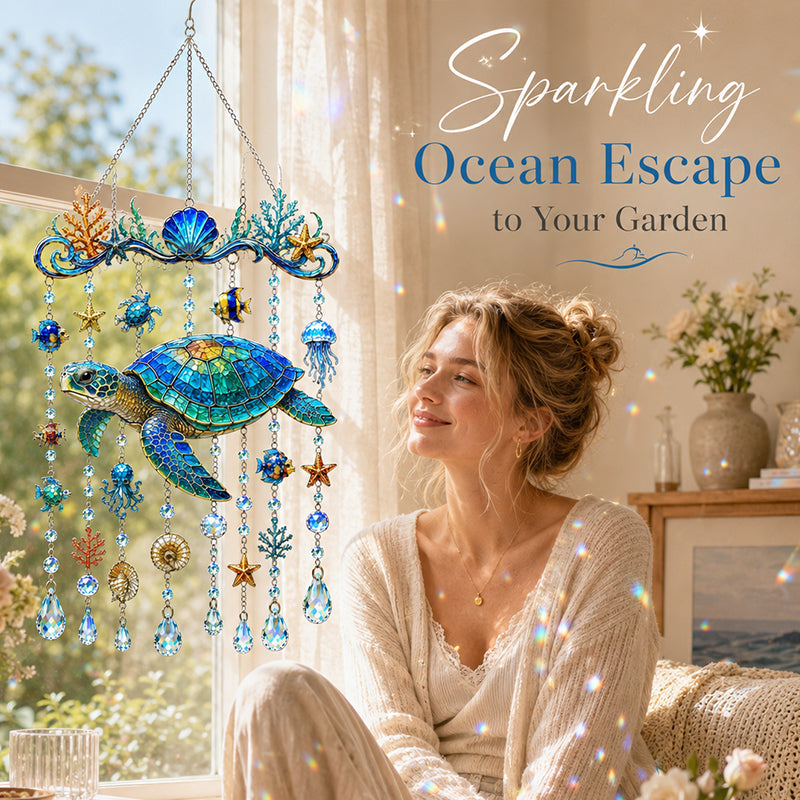 🌊Ocean Wave Suncatchers – Magical Sparkling Sea Decor for Your Garden