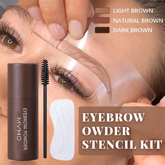 🤩 Eyebrow Powder & Eyebrow Brushes - Set💚 Easy Perfect Brows
