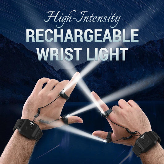 High-intensity rechargeable wrist light 🔦⚡