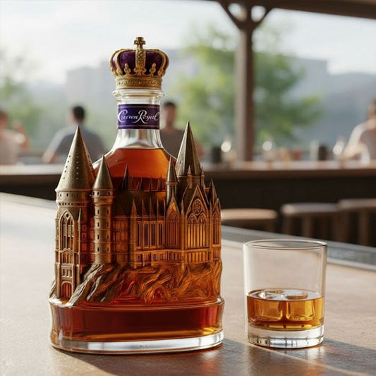 🏰European Gothic Castle Wine Bottle🍷