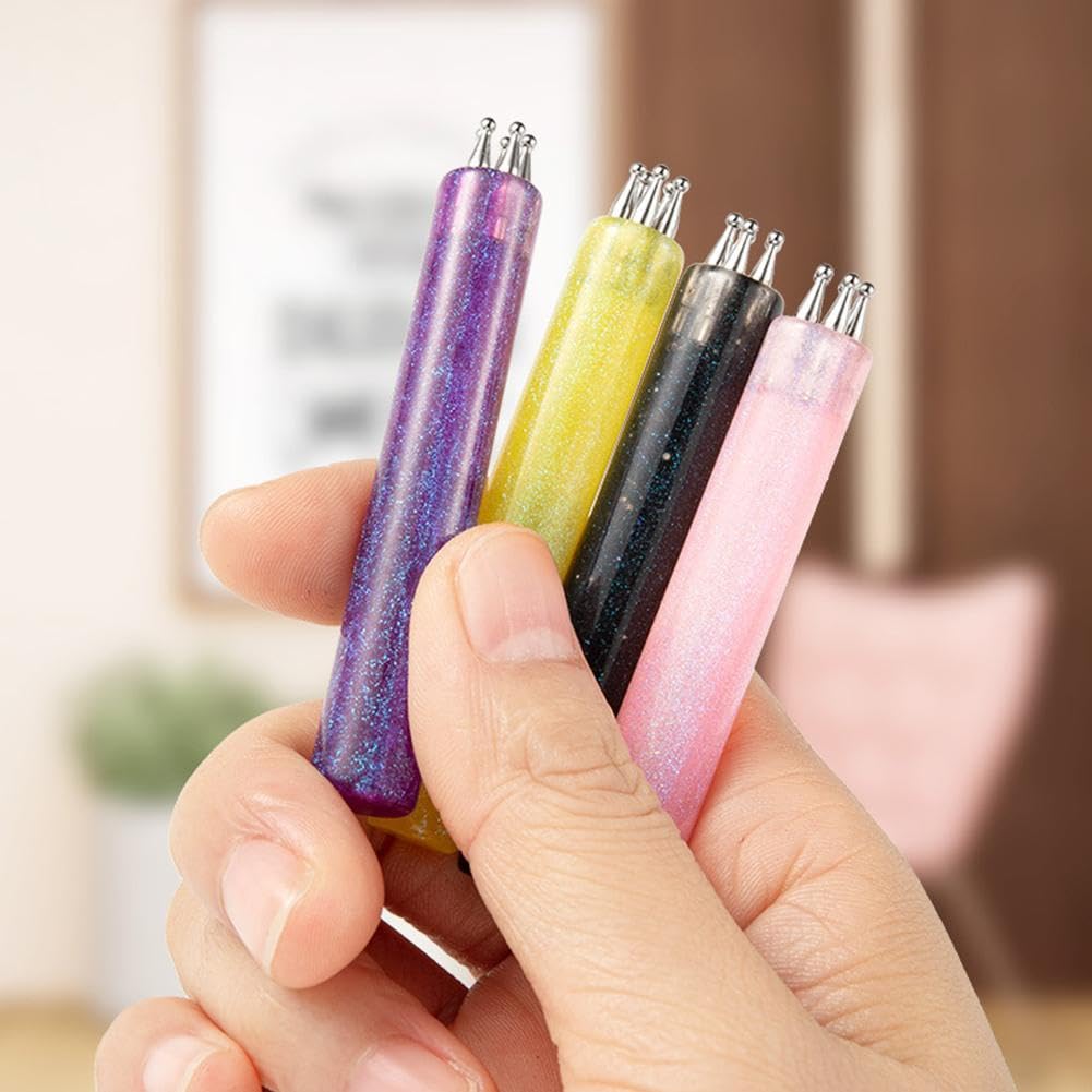 🌸 5 Head Flower Nail Dotting Tool