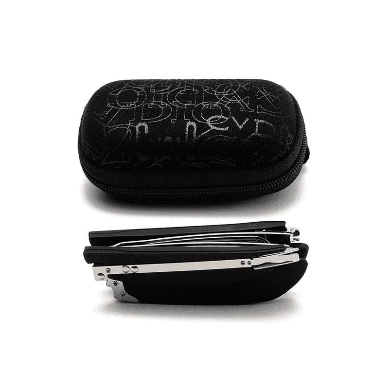 (🎁Last day 49% discount)👓Folding reading glasses with blue light filter and cas