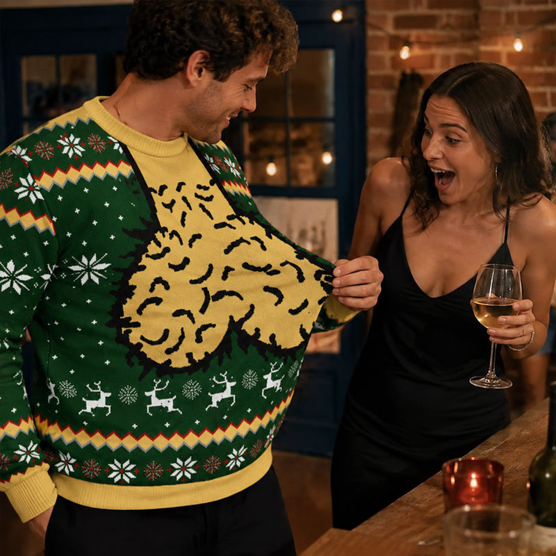 🎄 3D Ugly Christmas Sweater | Funny Novelty Party Pullover