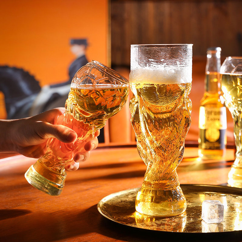 ⚽ Football Trophy Beer Glass 🏆