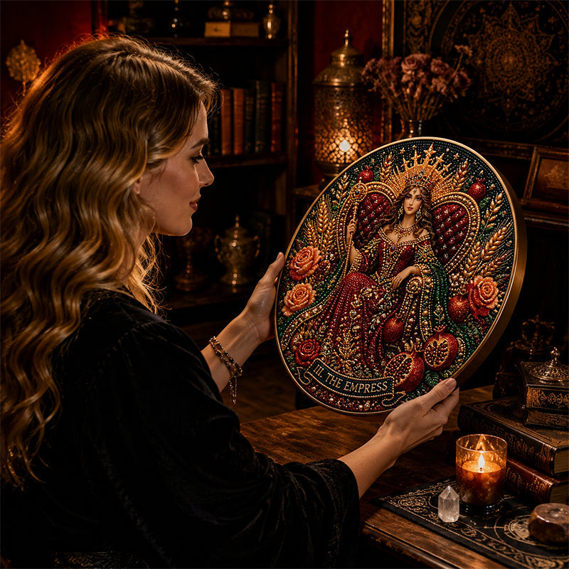 🧘‍♀️ Find Your Sacred Light: Major Arcana Tarot Diamond Art 🌘