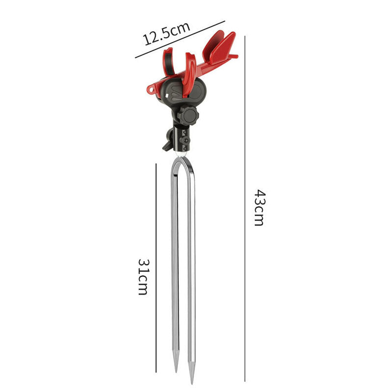 🎣 360° Self-Locking Fishing Rod Ground Stand 🪜