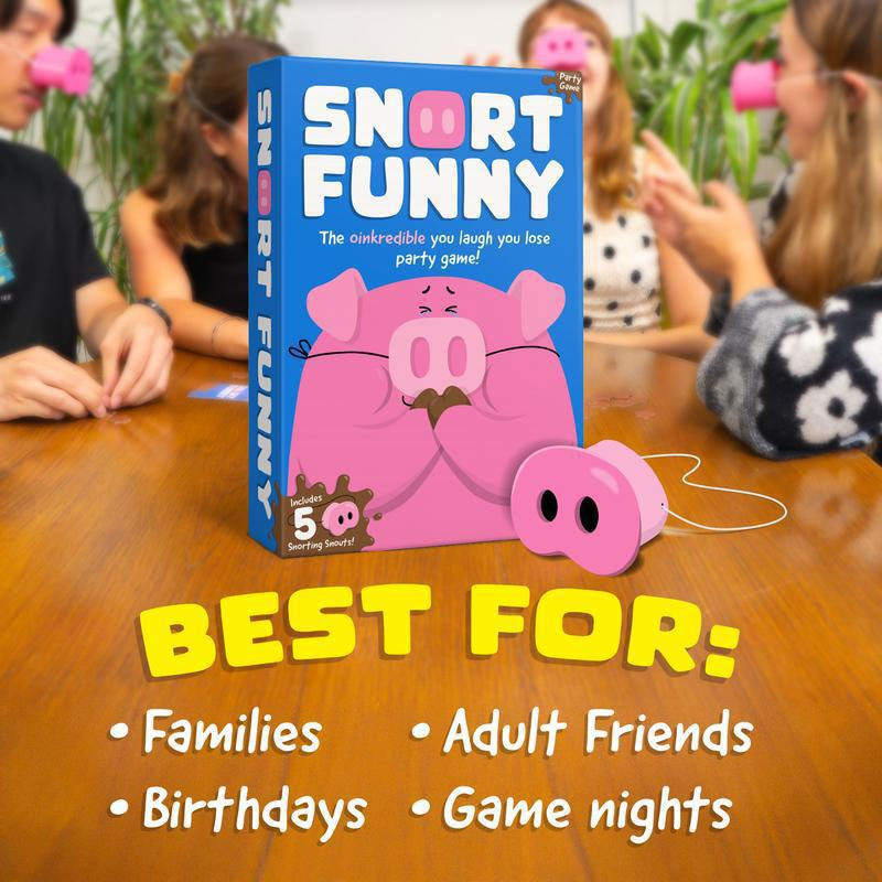 😂Snort Funny: The "Laugh &You Lose" Party Game 🐷