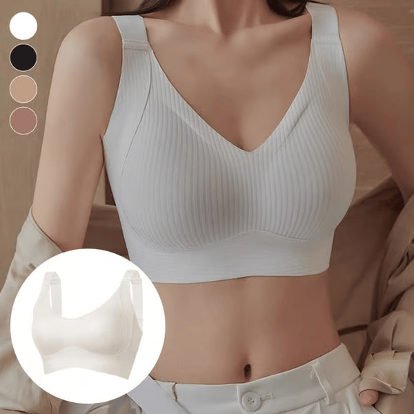 🎁Last Day: Buy 1, Get 3 Packs🔥Super Supportive Bra | Wireless Push-Up Bra👍No More Sagging Breasts