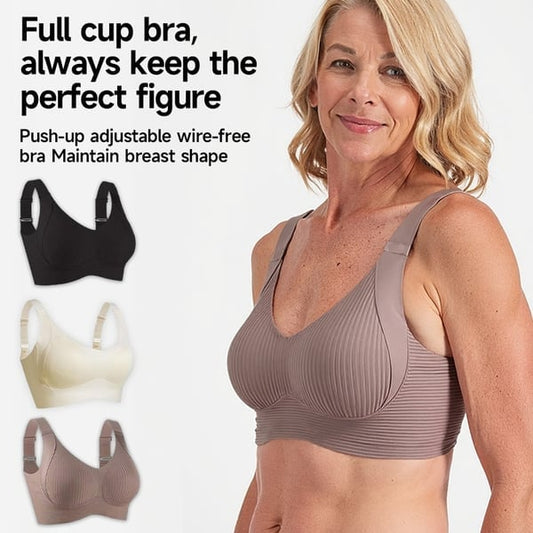 🎁Last day: buy 1, get 3 bras🔥 Super-supportive bra | wire-free push-up bra 👍No more sagging—lift and shape instantl