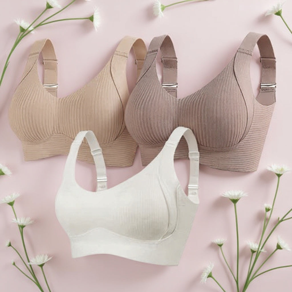 🎁Last Day: Buy 1, Get 3 Packs🔥Super Supportive Bra | Wireless Push-Up Bra👍No More Sagging Breasts
