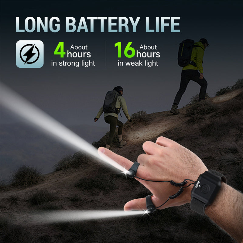 High-intensity rechargeable wrist light 🔦⚡