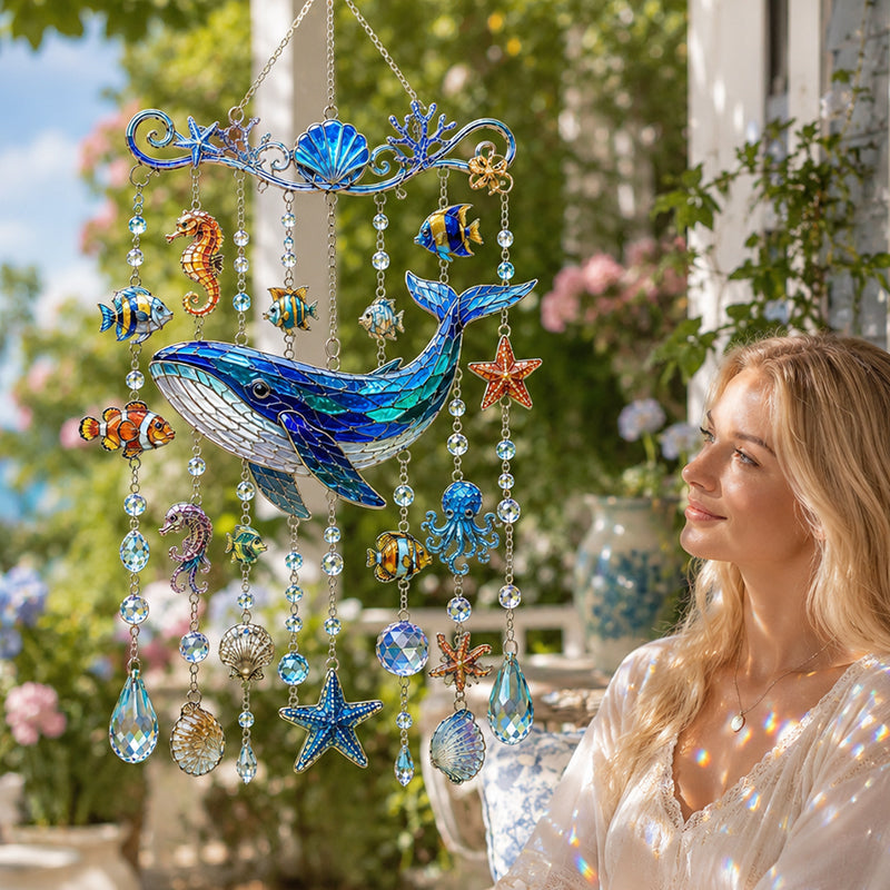 🌊Ocean Wave Suncatchers – Magical Sparkling Sea Decor for Your Garden