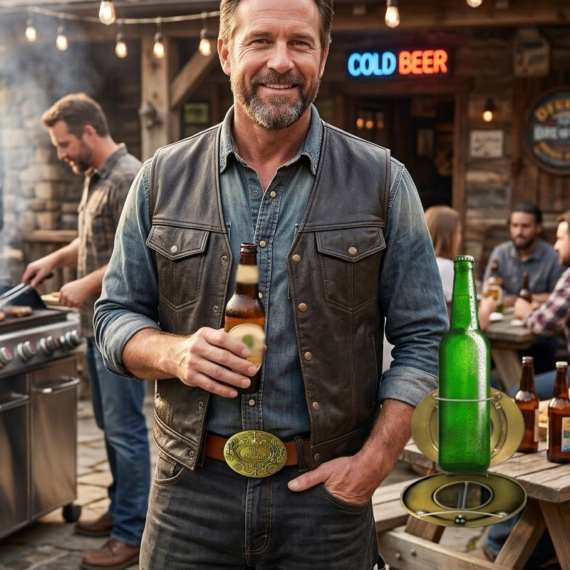 ✨Decorate Your Look, Free Your Hands--The Ultimate 2-in-1 Buckle🍻