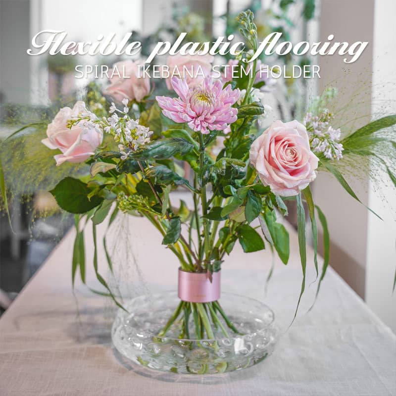 🌸 Perfect flower arrangement every time – spiral holder keeps stems exactly where you want them! 🌀