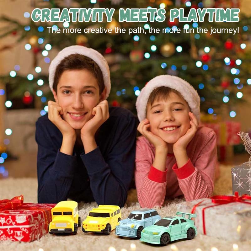 🚗Self-driving toy car that follows the painted line 🔥