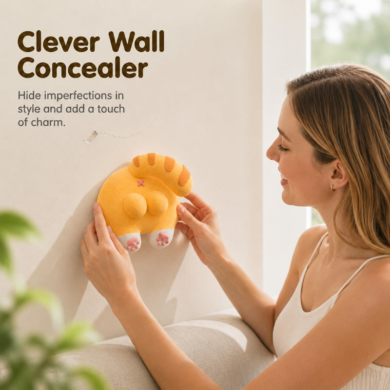 🐱Whimsical Cat Butt Switch Cover -  Home Decor & Wall Flaw Concealer
