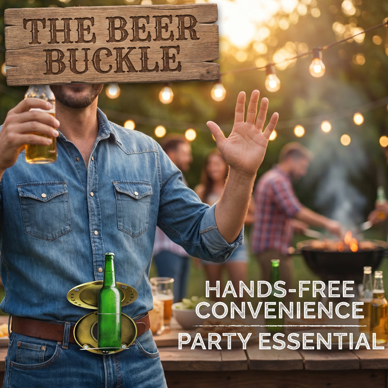 ✨Decorate Your Look, Free Your Hands--The Ultimate 2-in-1 Buckle🍻