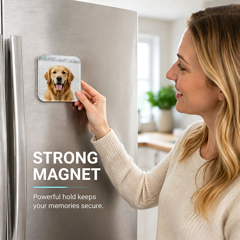 🧲 DIY Magnetic Fridge Magnet Making Kit with Clear Acrylic