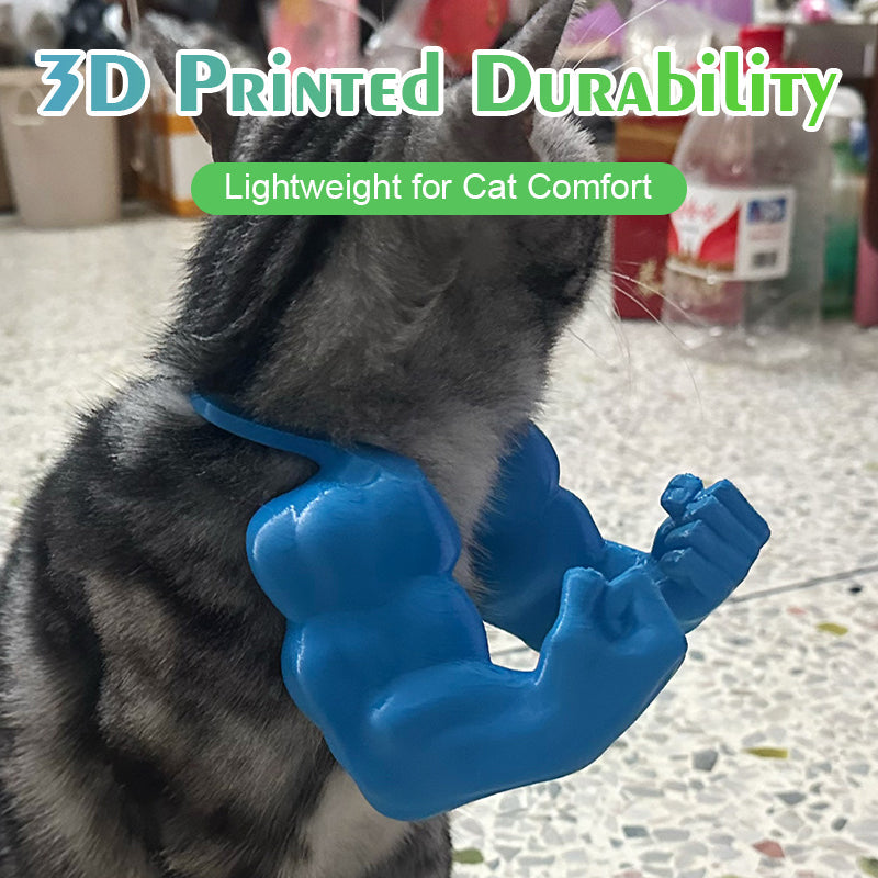 💪 3D Printed Hulk Arms Pet Cosplay Props with Halter Neck