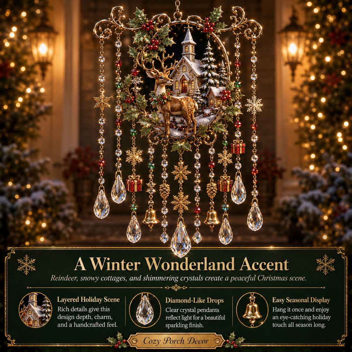 🎄 SALE! Magical Christmas Wind Chime ❤️
