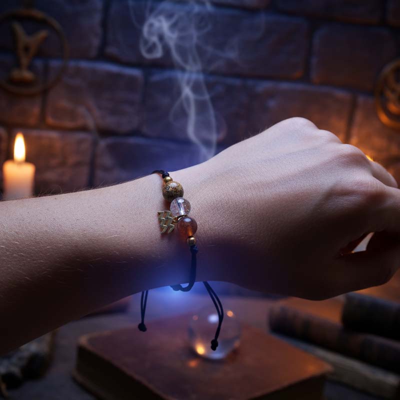 🌌 Cosmic Calibrator ✨ | Zodiac Bracelet 12 Constellations 🌙 | Handmade & Magnetically Optimized 🛡️