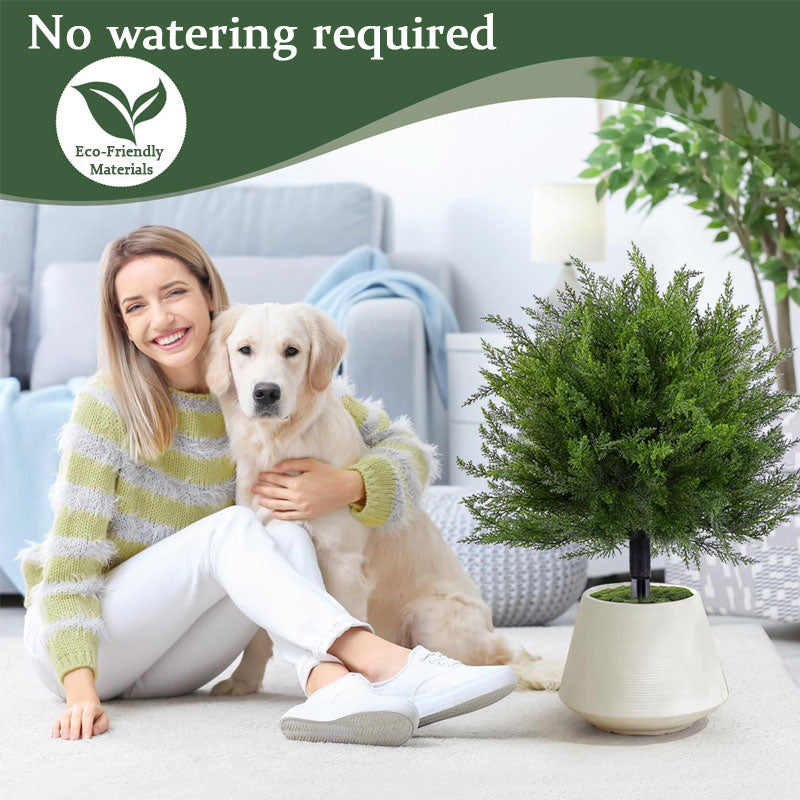 🌲 Artificial Cedar Landscape Tree 🌿 – Outdoor Porch & Garden Decor 🏡