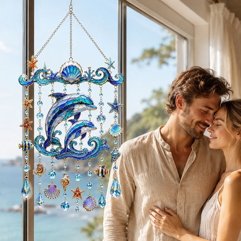 🌊Ocean Wave Suncatchers – Magical Sparkling Sea Decor for Your Garden