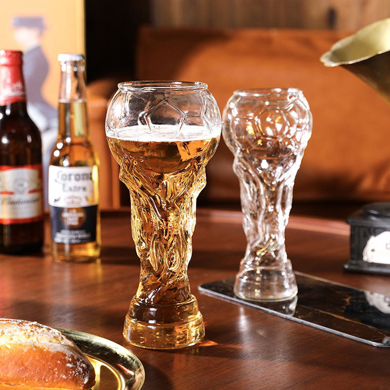 ⚽ Football Trophy Beer Glass 🏆