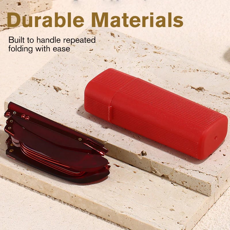 (🎁Last day 49% discount)👓Folding reading glasses with blue light filter and cas