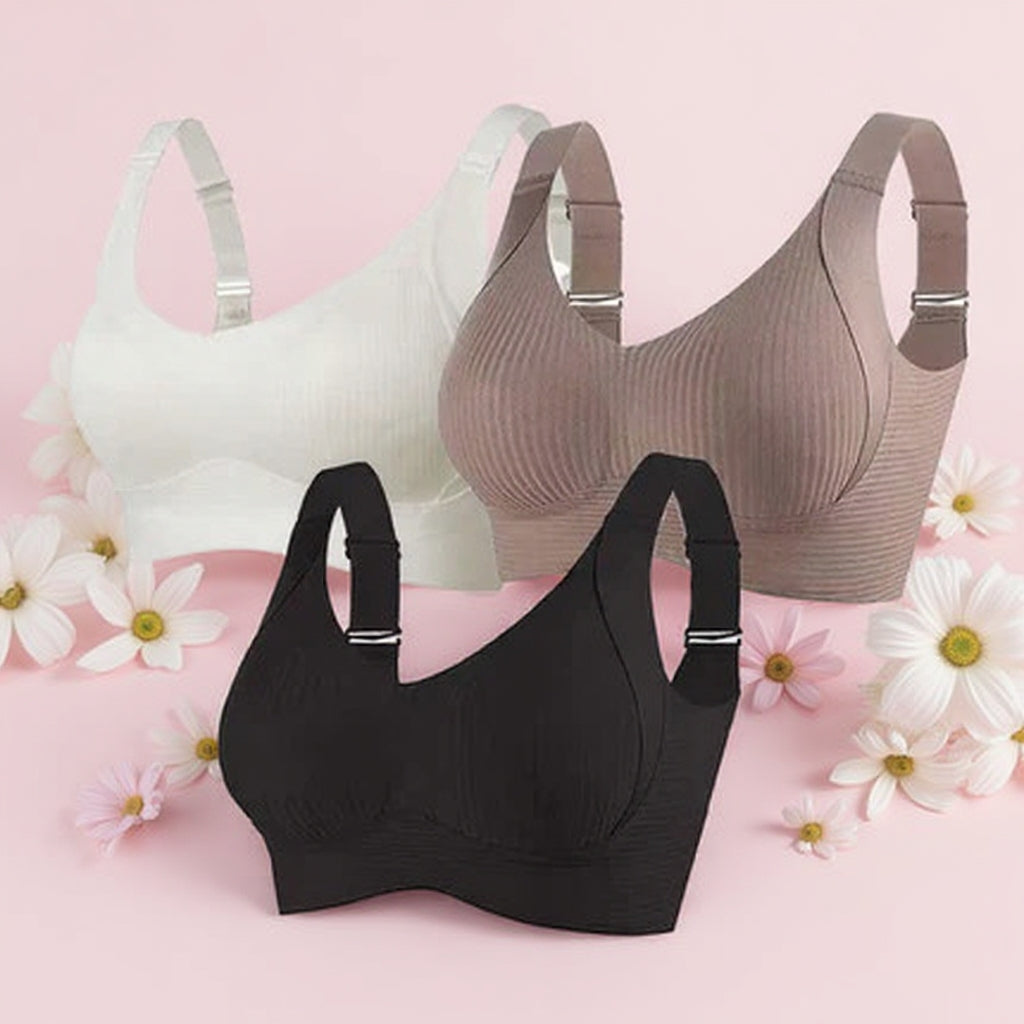 🎁Last Day: Buy 1, Get 3 Packs🔥Super Supportive Bra | Wireless Push-Up Bra👍No More Sagging Breasts
