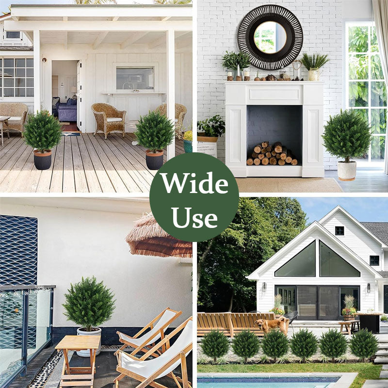 🌲 Artificial Cedar Landscape Tree 🌿 – Outdoor Porch & Garden Decor 🏡
