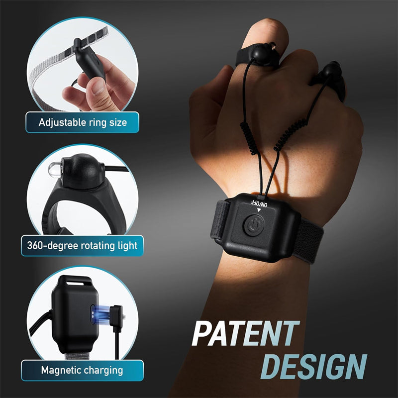 High-intensity rechargeable wrist light 🔦⚡