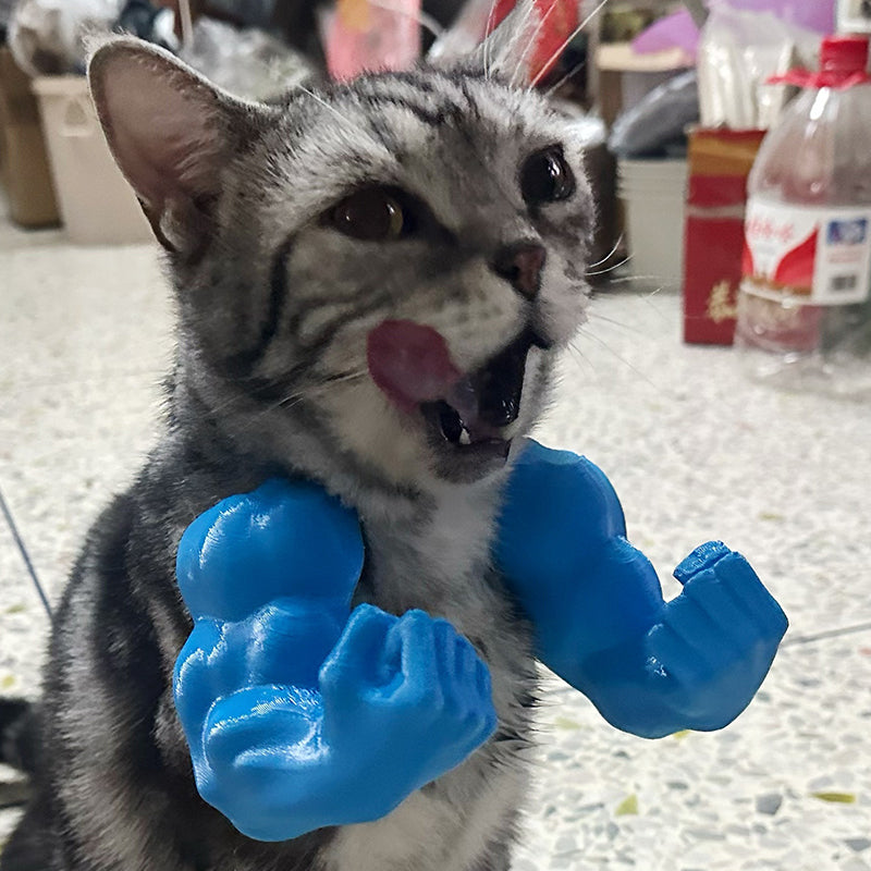 💪 3D Printed Hulk Arms Pet Cosplay Props with Halter Neck