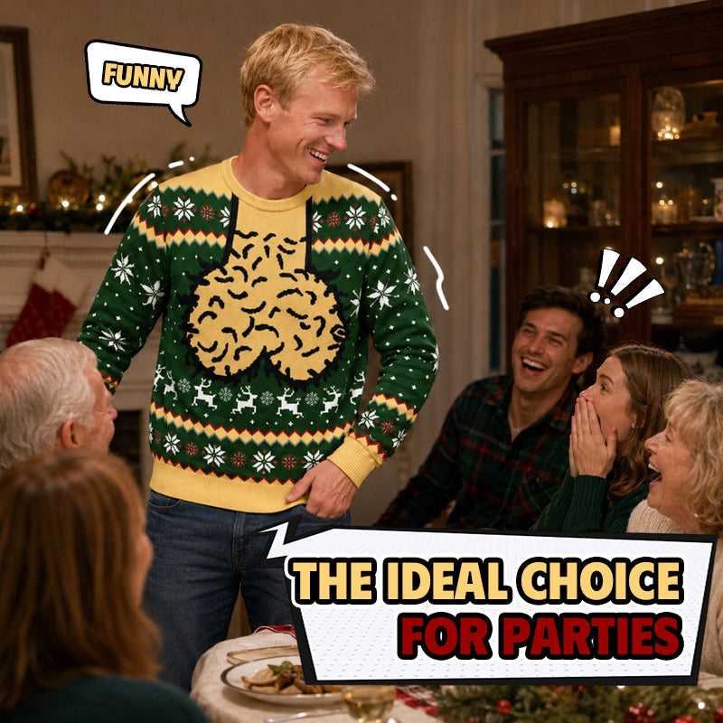 🎄 3D Ugly Christmas Sweater | Funny Novelty Party Pullover