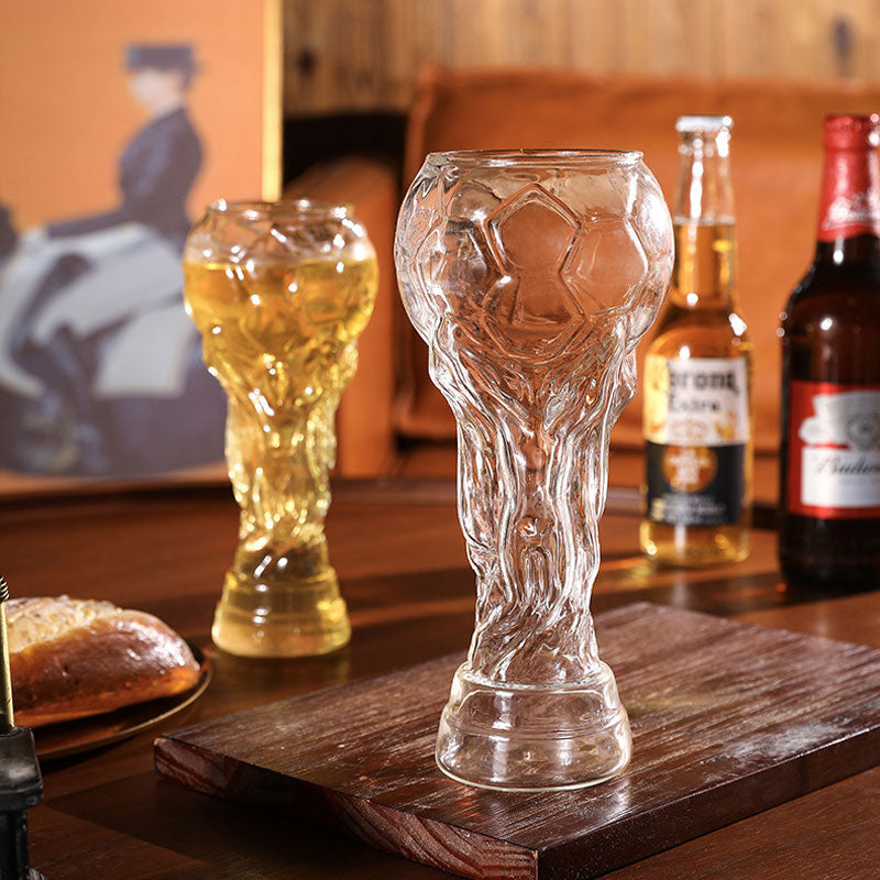 ⚽ Football Trophy Beer Glass 🏆