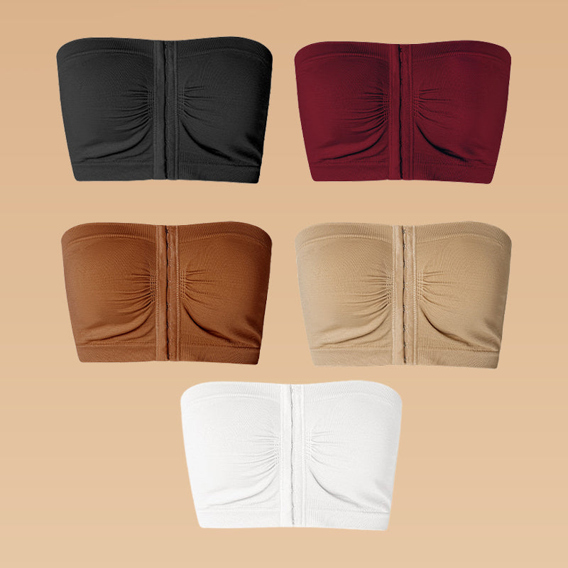 ⌛buy more, save more💞Large strapless bra with breathable front closur