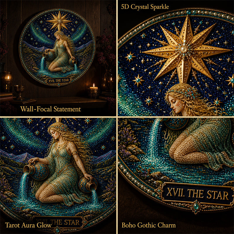 🧘‍♀️ Find Your Sacred Light: Major Arcana Tarot Diamond Art 🌘