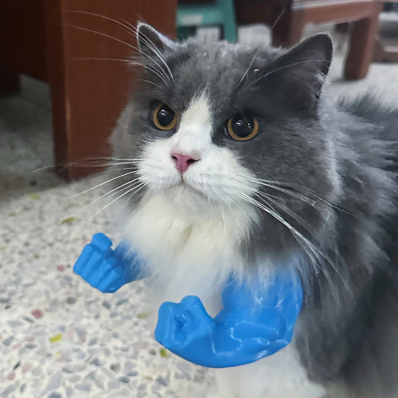 💪 3D Printed Hulk Arms Pet Cosplay Props with Halter Neck