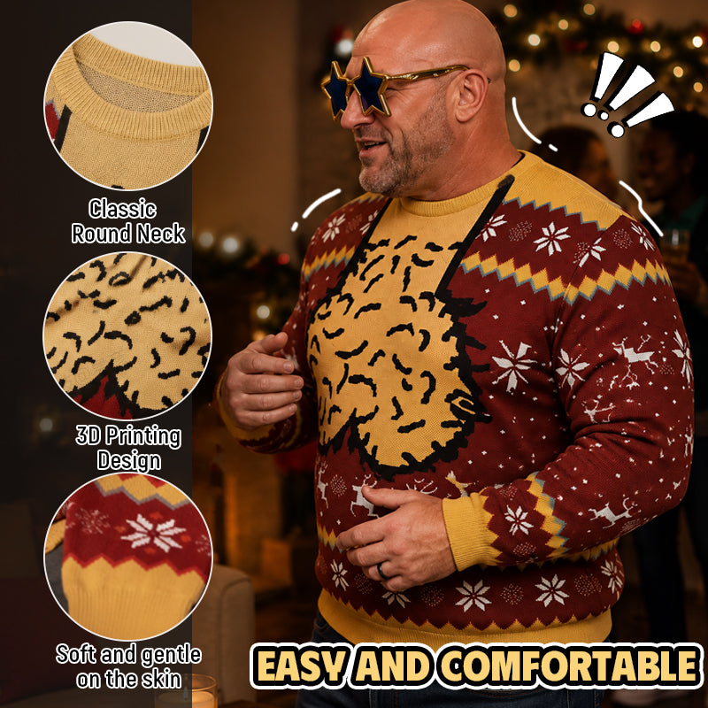 🎄 3D Ugly Christmas Sweater | Funny Novelty Party Pullover