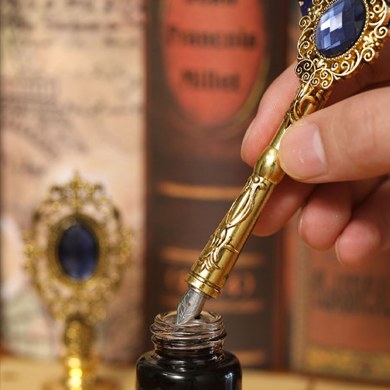 ✒️ Magic Gem Feather Set