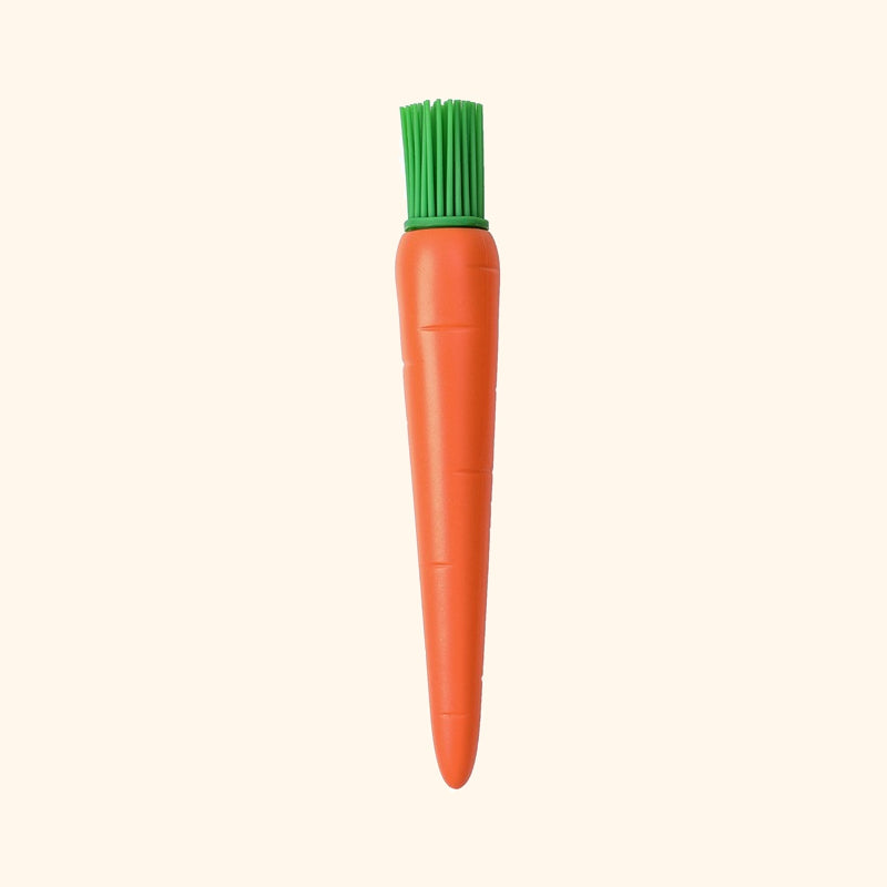 🥕 Carrot Shape Silicone Oil Brush