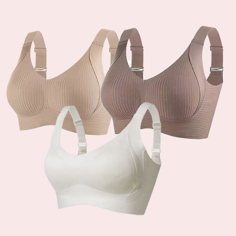 🎁Last Day: Buy 1, Get 3 Packs🔥Super Supportive Bra | Wireless Push-Up Bra👍No More Sagging Breasts