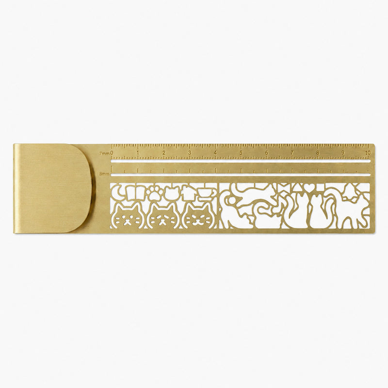 🐱 Cat Template Multi-functional Bookmark Ruler