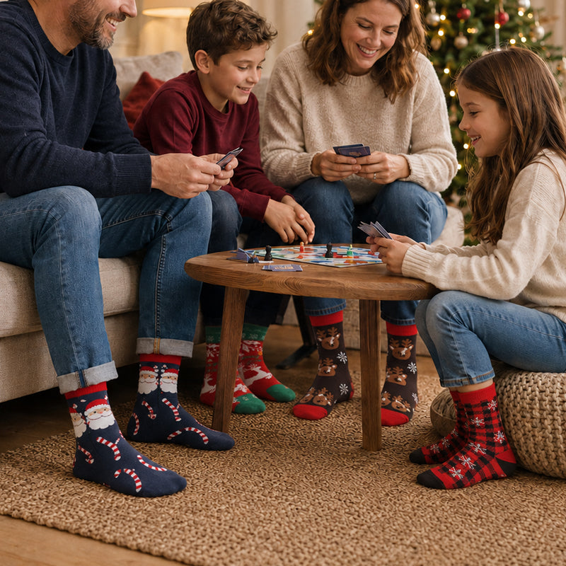 🎄 Christmas Advent Calendar Socks Gift Box | 24‑Slot Holiday Sock Advent Calendar