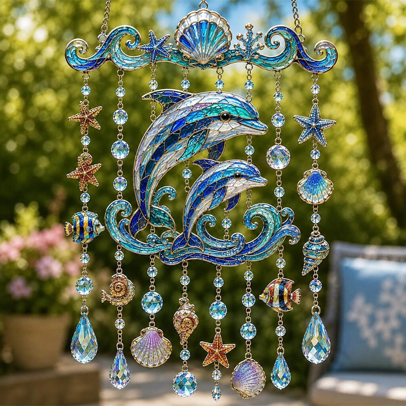 🌊Ocean Wave Suncatchers – Magical Sparkling Sea Decor for Your Garden