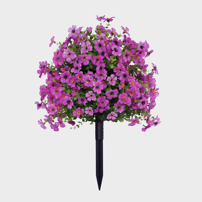 🌿Artificial flower decoration with eucalyptus and violets 💜