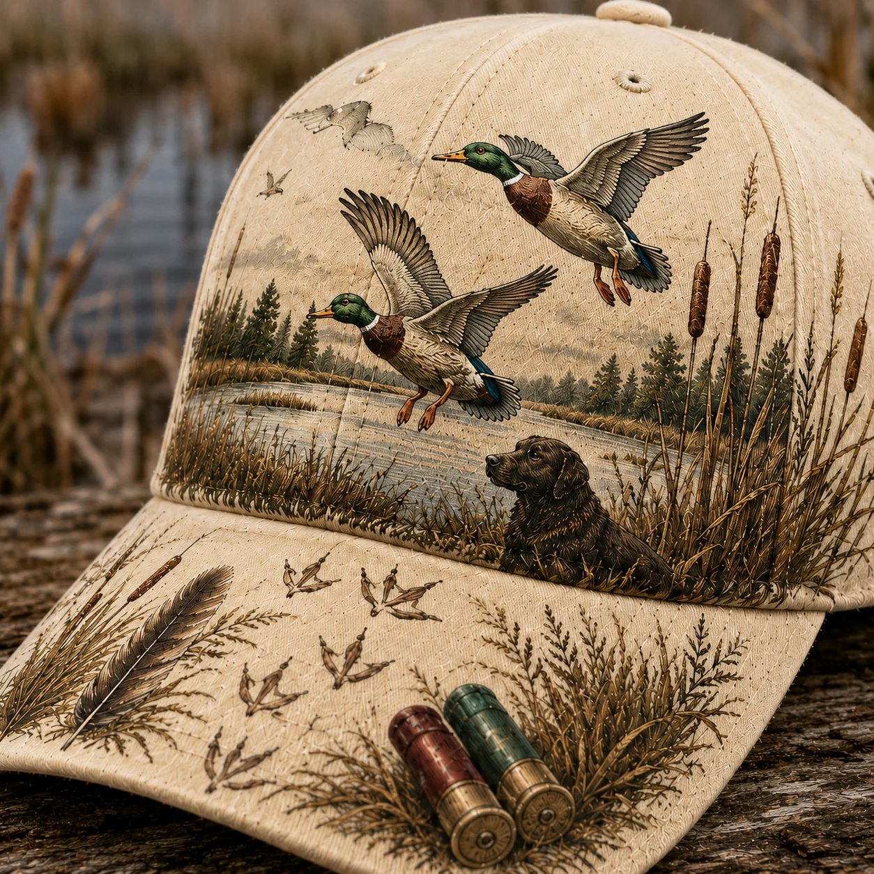 💥SPECIAL OFFER 50% OFF -🦆 WILD & READY DUCK HUNTING CAP - 100% COTTON